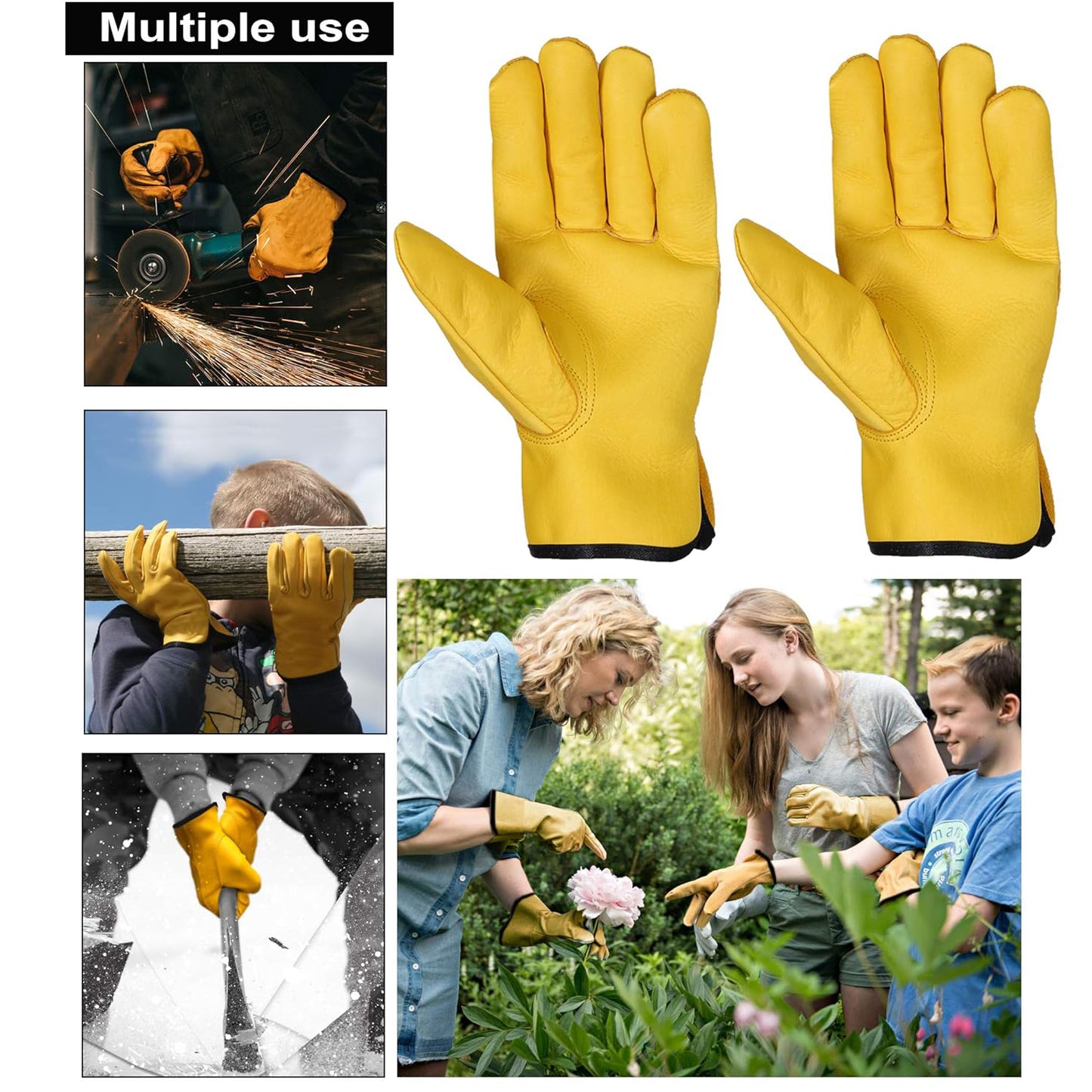 Work Gardening Gloves (1 Pair B Grade) - Happy Price - Image 2
