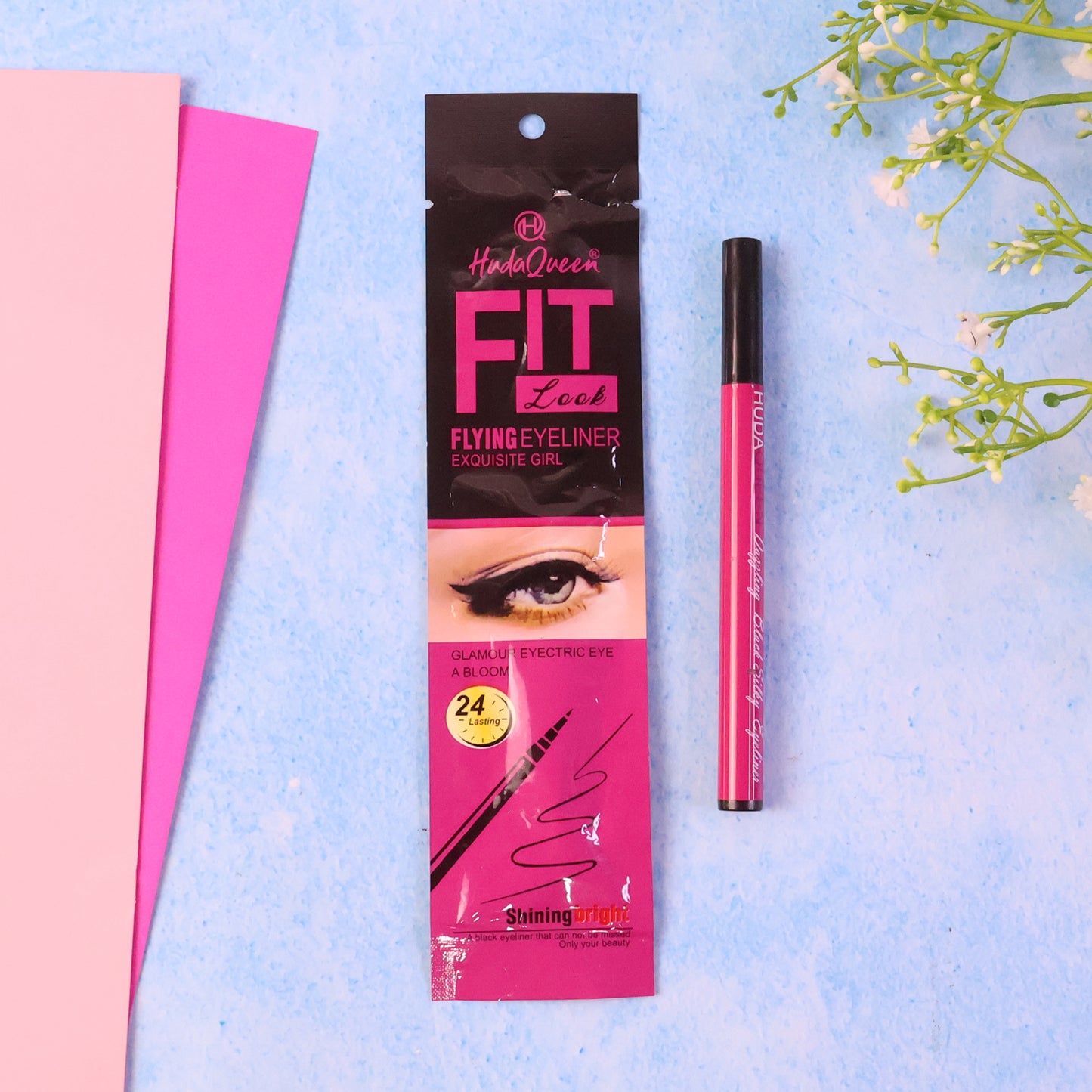 Precision Liquid Eyeliner Pen - Ultra Black, Waterproof, Quick Dry (1 Pc, 3 ml) - Happy Price - Image 7