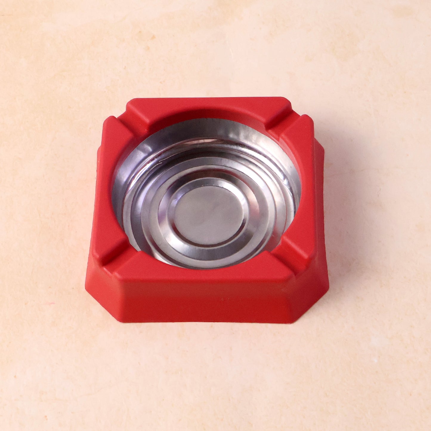 Heat-Resistant Ashtray with Stainless Steel Inner Bowl - 1 Pc - Happy Price - Image 6