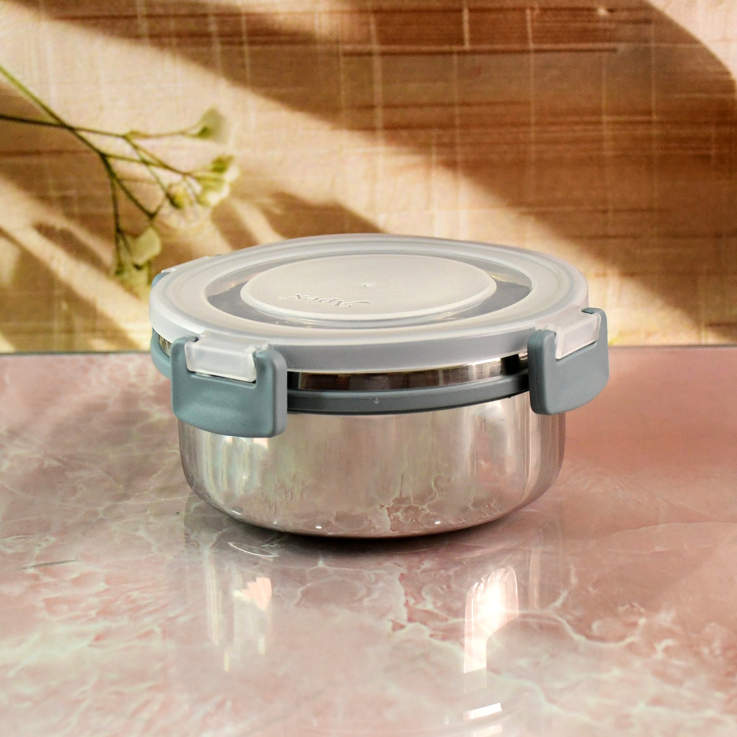 Apex Round Food Container Approx 500 ML (1 Pc) - Airtight & Leakproof Plastic - Happy Price - Image 5