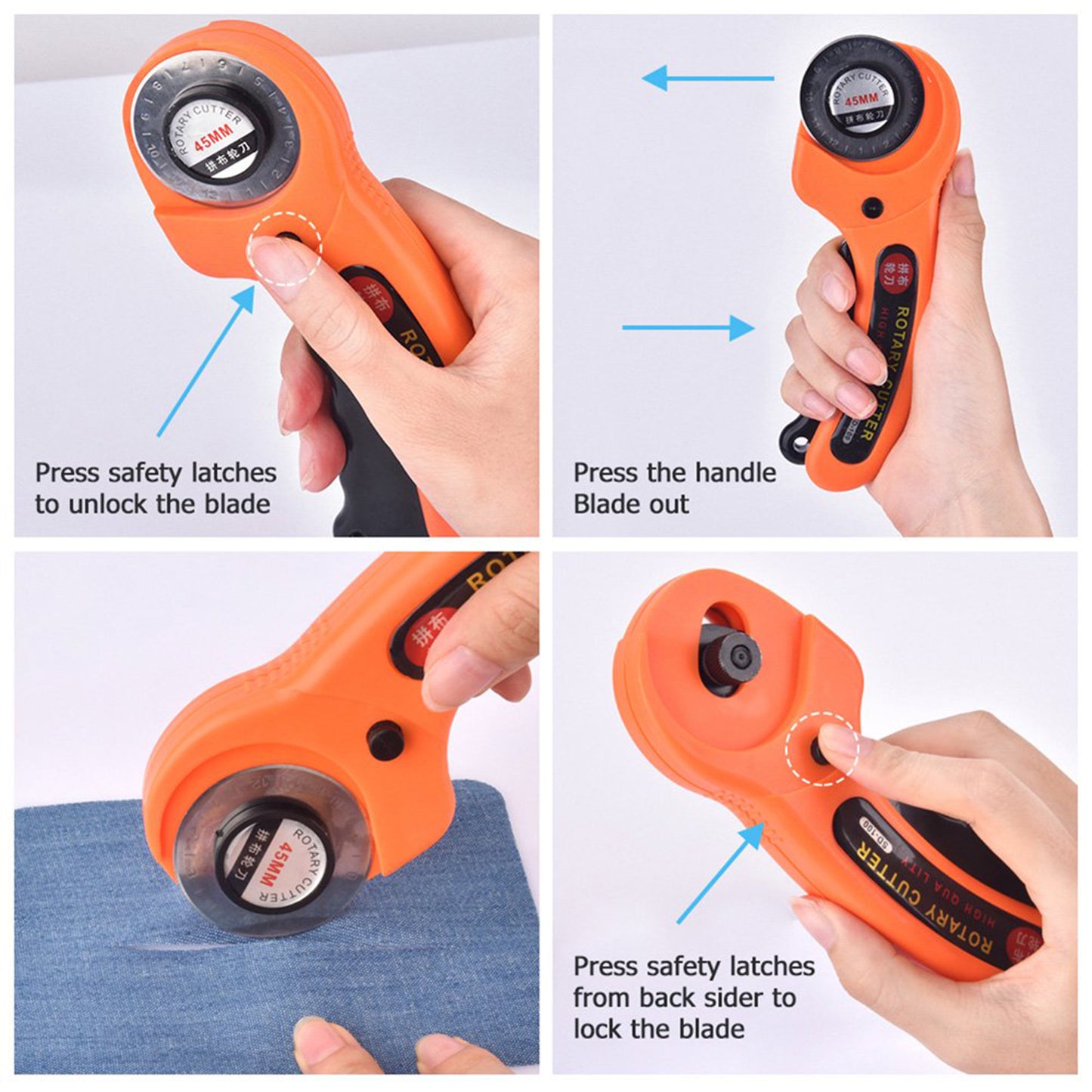 Manual Sewing Roller Cutter Rotary Blade - Happy Price - Image 3