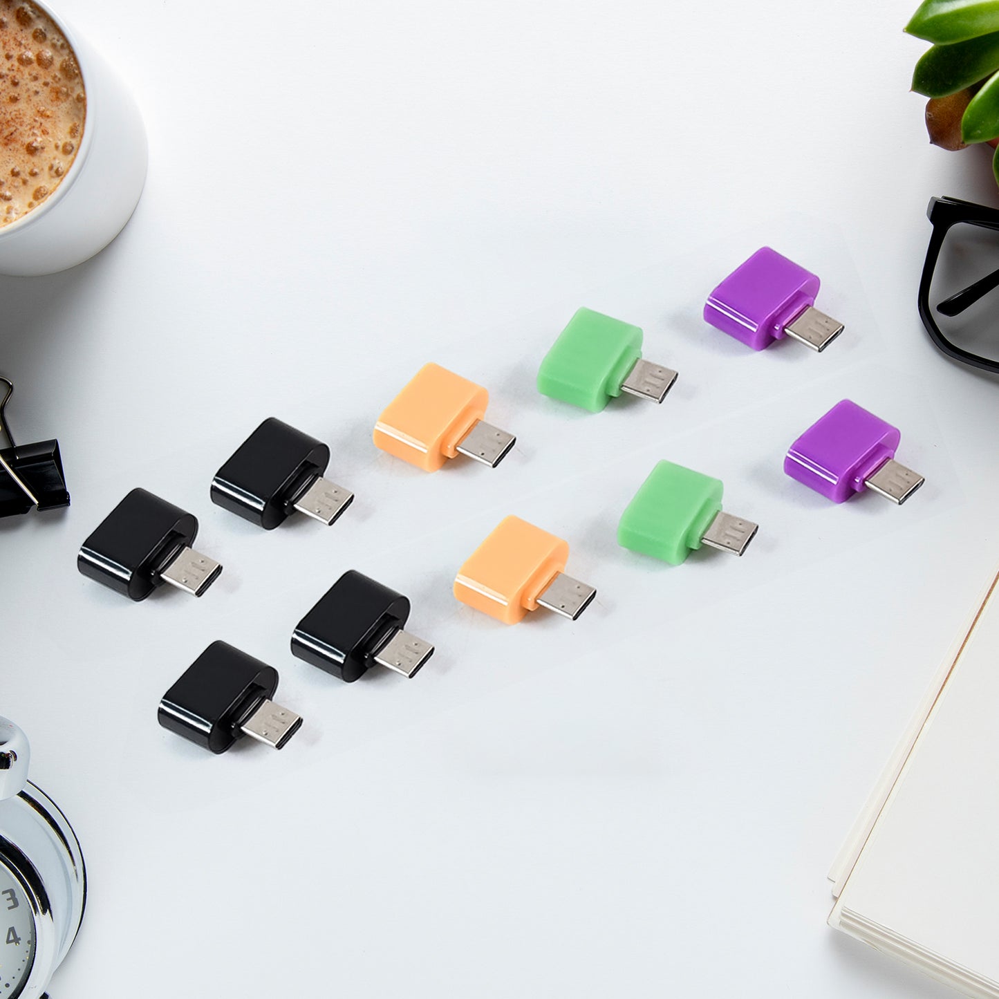 Micro Usb Otg Adapter Converter (10 Pcs Set) - Happy Price - Image 2