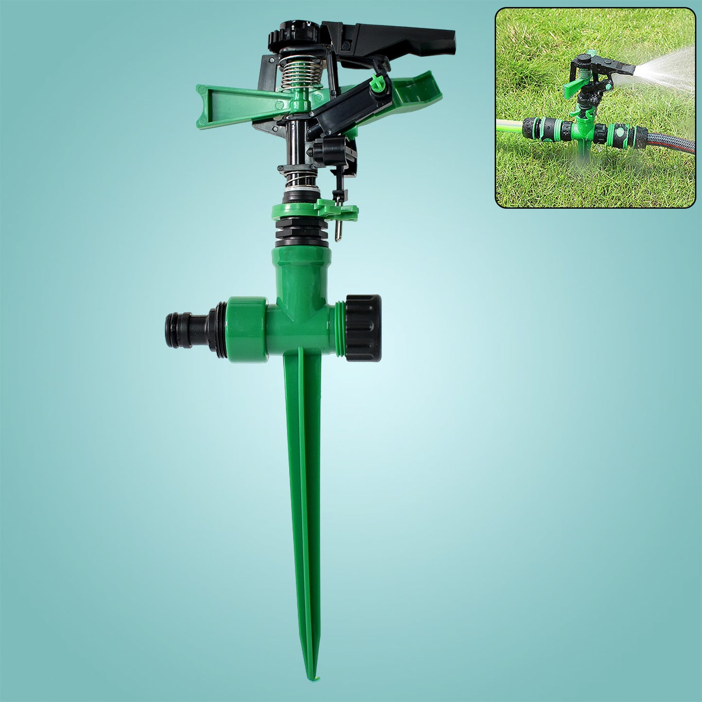 360-degree Rotating Garden Impact Sprinkler (1 Pc) - Happy Price - Image 7