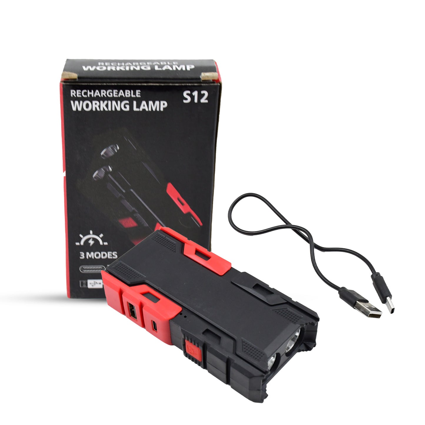 Rechargeable Mini Led Flashlight With Power Bank 3 Modes (1 Pc) - Happy Price - Image 4