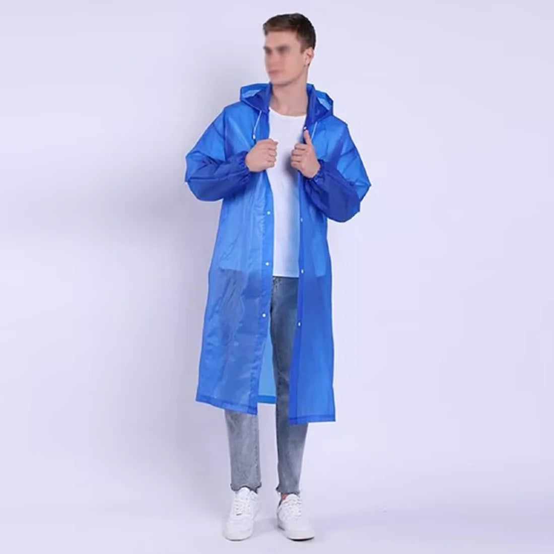 Kids EVA Material Reusable Raincoat - 1 Pc - Great Price - Image 4
