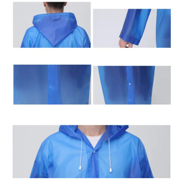 Kids EVA Material Reusable Raincoat - 1 Pc - Great Price - Image 3