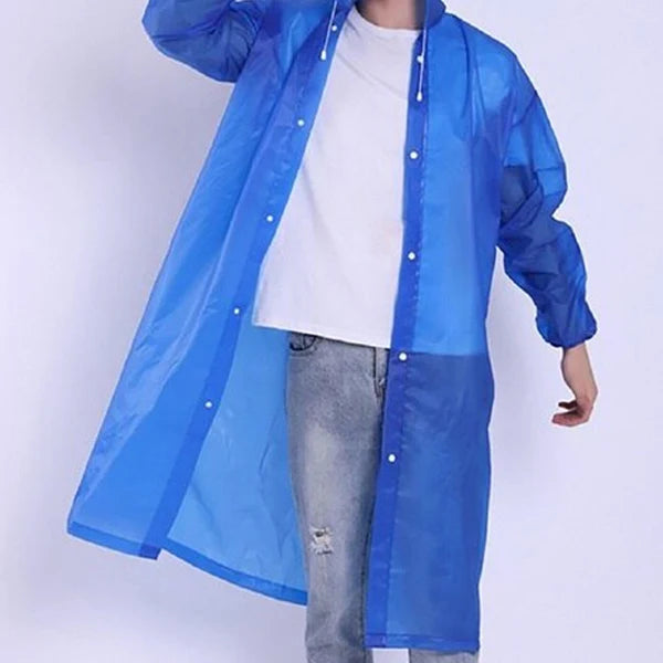 Kids EVA Material Reusable Raincoat - 1 Pc - Great Price - Image 1