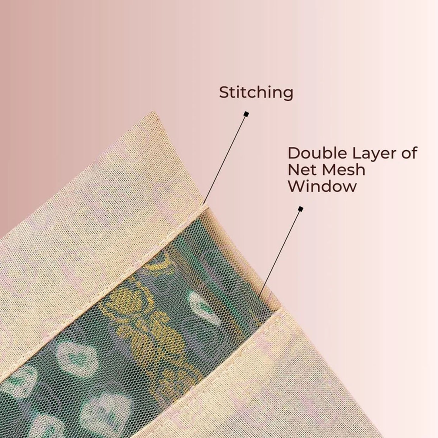 Zip Closure Saree Storage Bag - 1 Pc Fabric Organizer for Wardrobe & Travel - Happy Price - Image 5