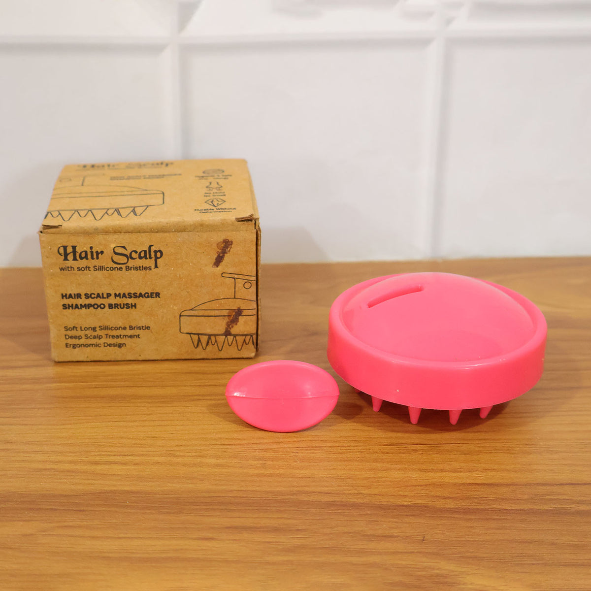 Silicone Scalp Massager Shampoo Brush for Hair Wash - 1 Pc - Happy Price - Image 7