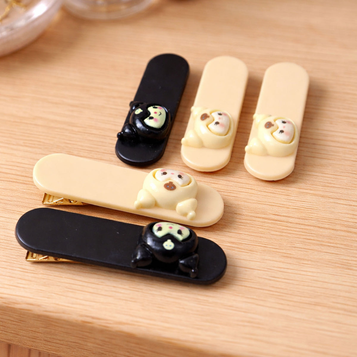 Cute Cartoon Hair Clips for Girls - 5 Pc Set - Happy Price - Image 6