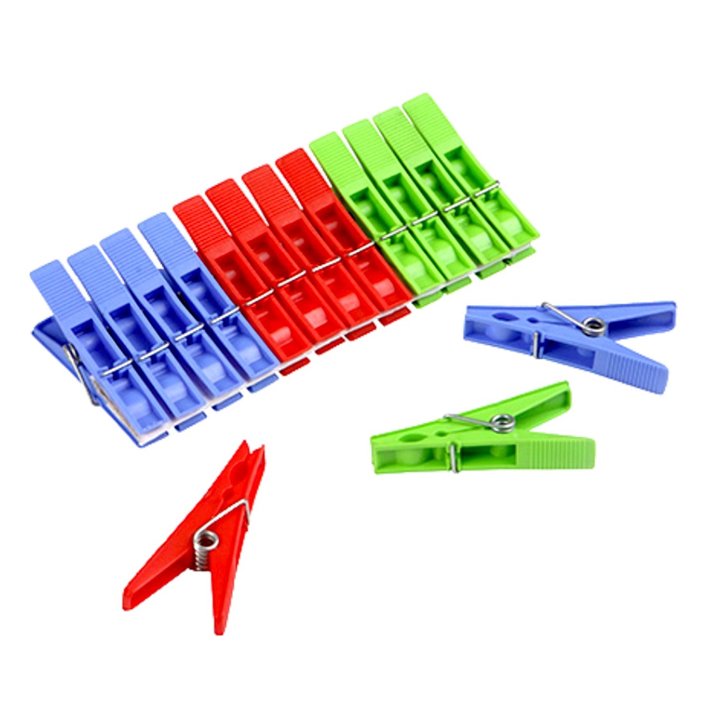 Multipurpose 12 Pcs Cloth Clips (Multicolour) - Happy Price - Image 4