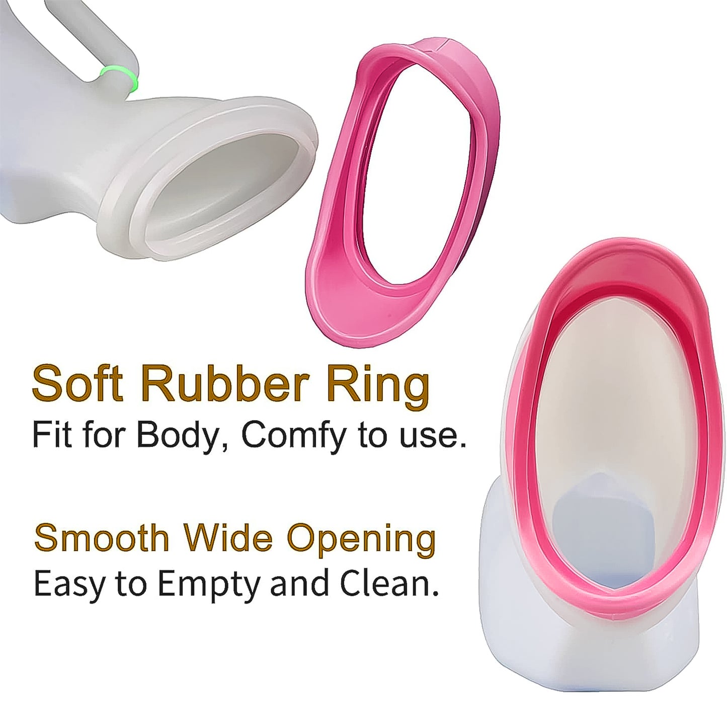 Female Potty Urinal Urine Collection Can Bedpans (1 Pc 1000 Ml) - Happy Price - Image 3