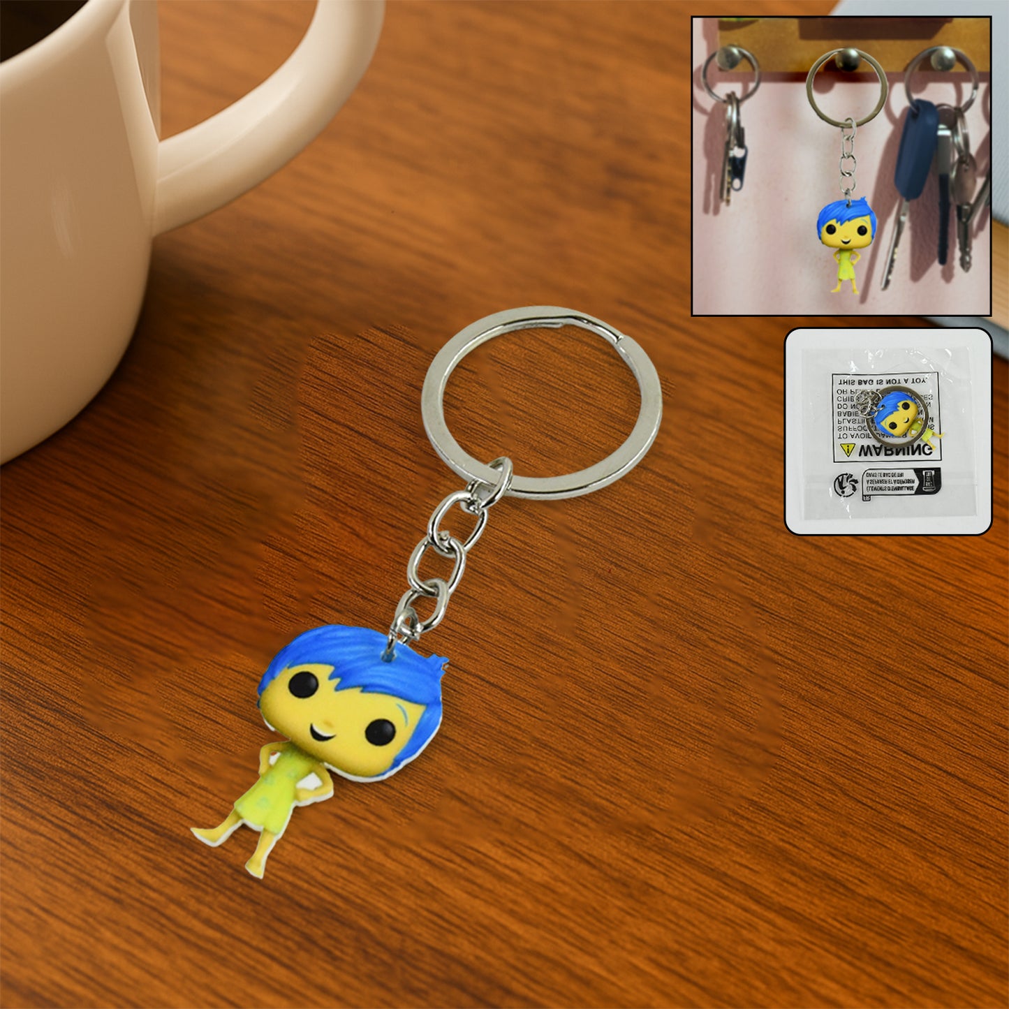 Cute Cartoon Character Keychain (1 Pc) - Happy Price - Image 6