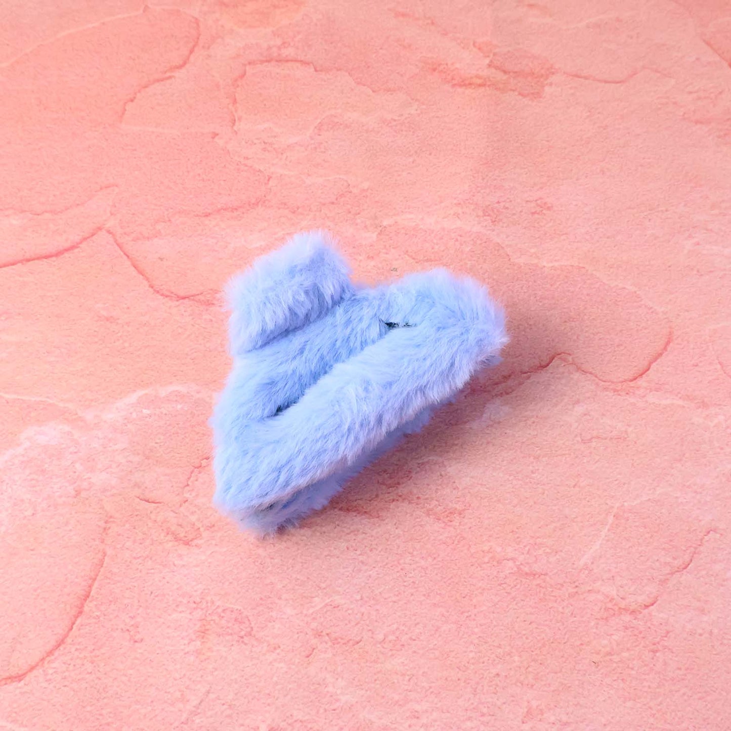 Big Faux Fur Hair Claw Clip (1 Pc) - Soft & Secure Hold - Happy Price - Image 3