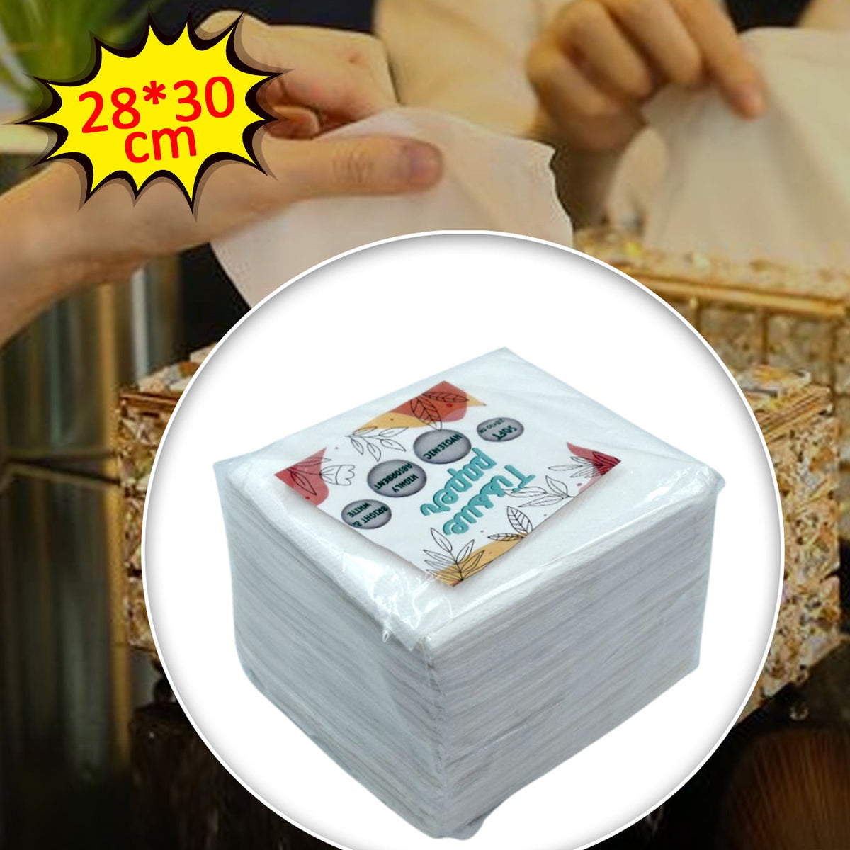 Tissue Paper For Wiping And Cleaning Purposes Of Types Of Things. - Happy Price - Image 1