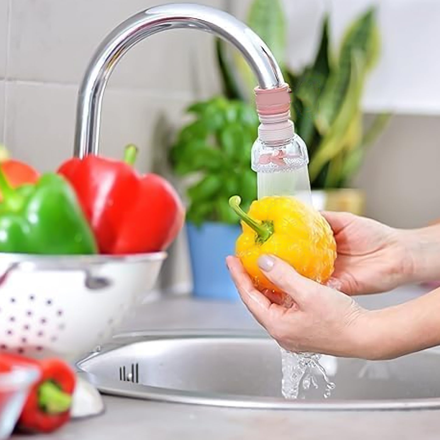 Flexible Plastic Faucet Extender (1 Pc) - Happy Price - Image 3