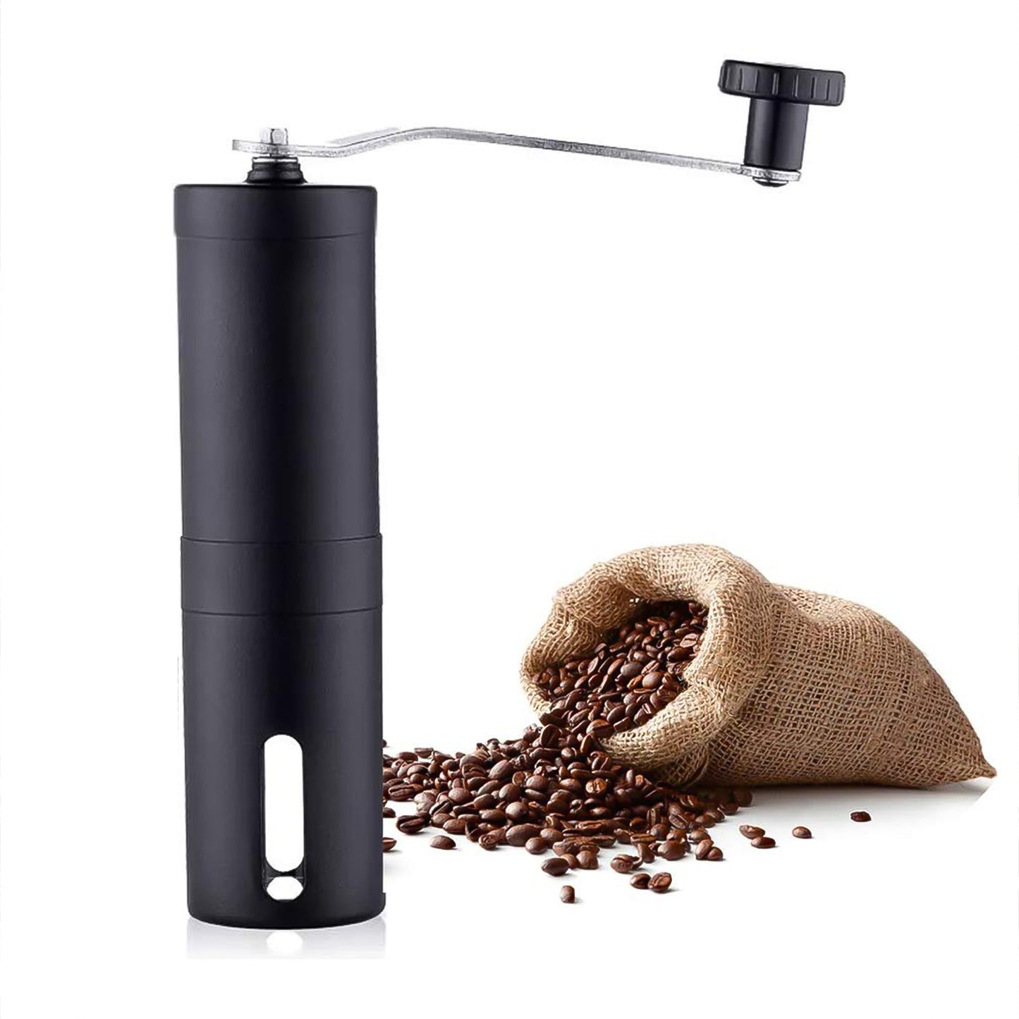 Portable Stainless Steel Manual Coffee Grinder (1 Pc) - Happy Price - Image 3