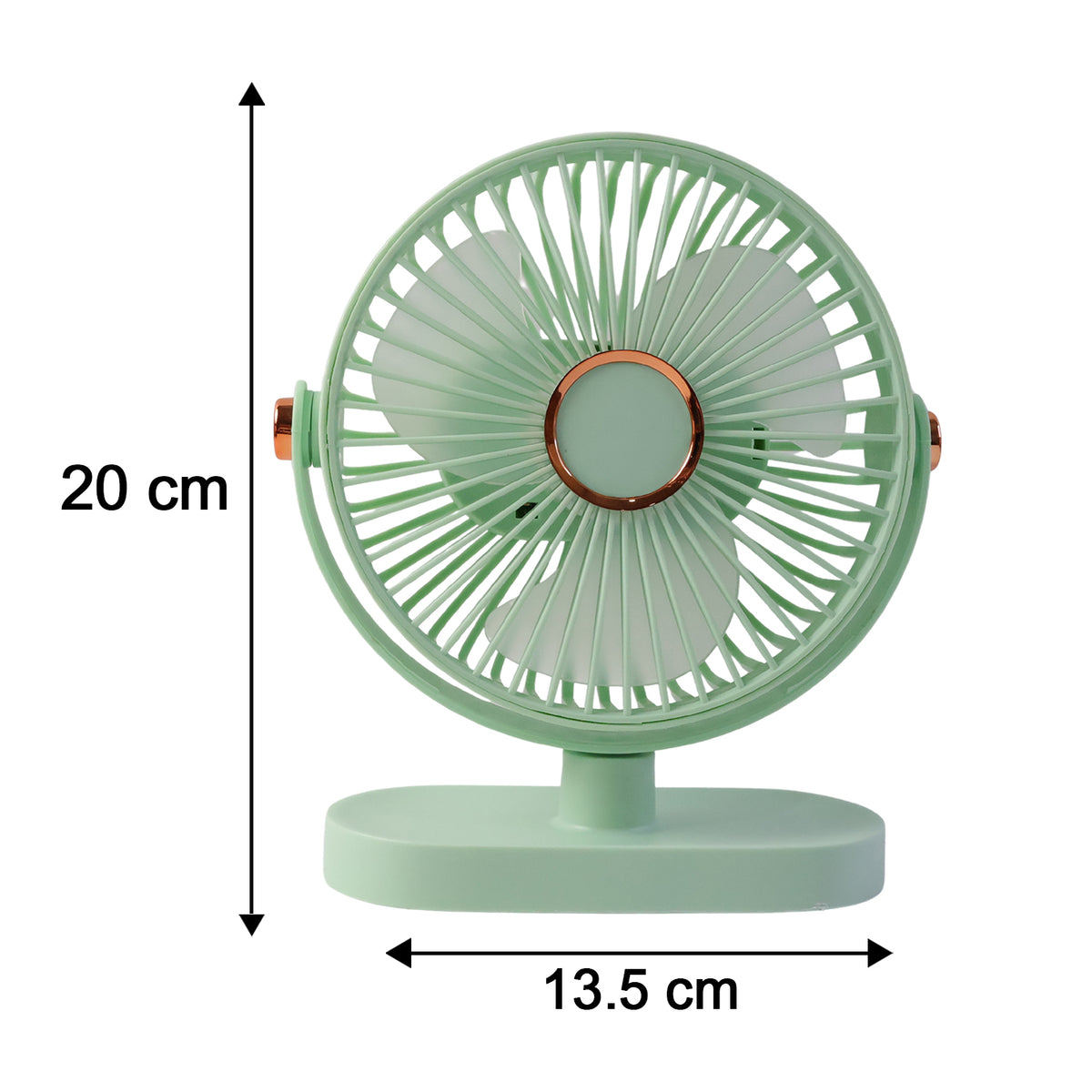 Compact Rechargeable USB Desk Fan - Portable Personal Cooling Fan (1 Pc) - Happy Price - Image 5