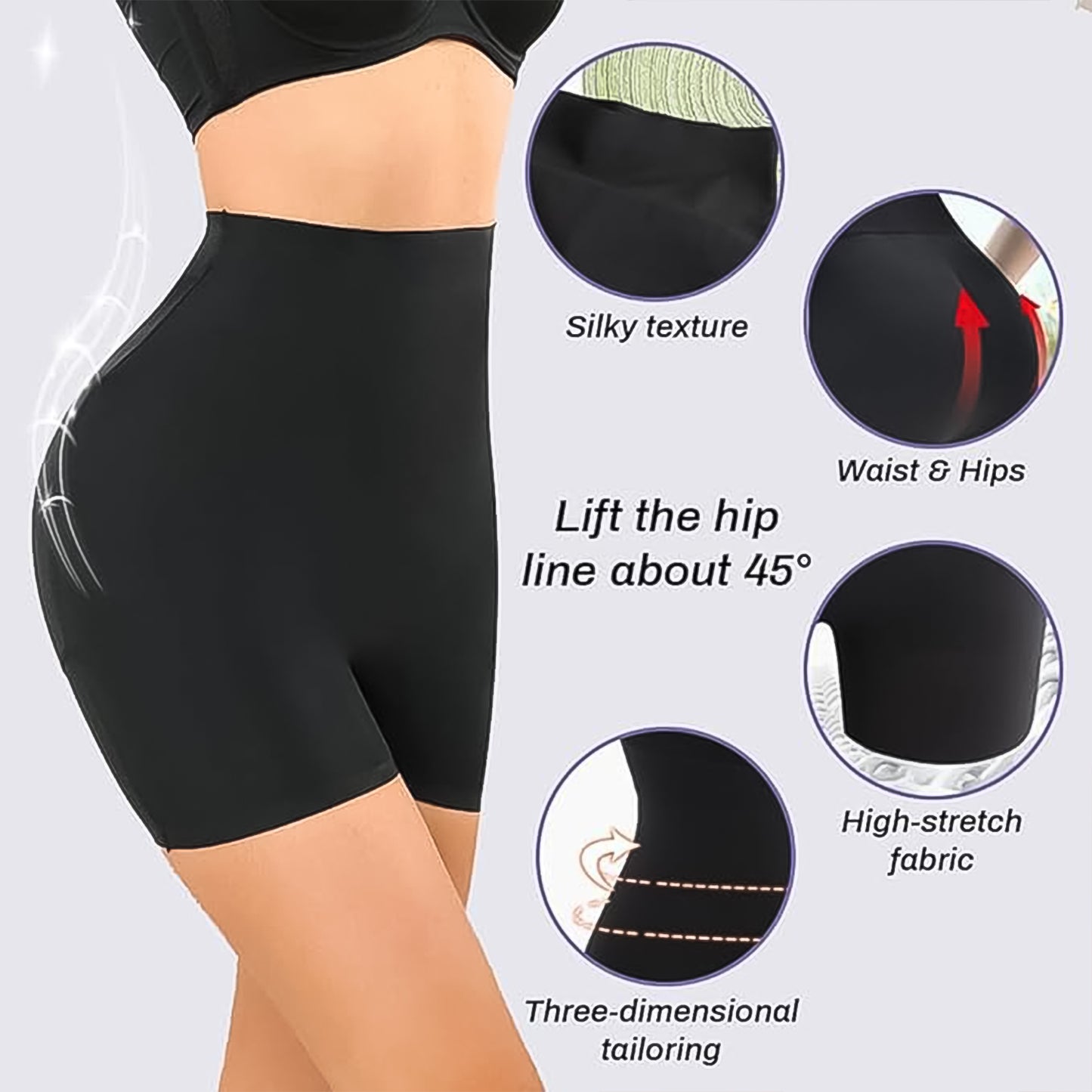 Womens Butt Lifter Padded Underwear Hip Pads Body Shaper Control Knickers Hip Pad (1 Pc Large) - Happy Price - Image 4