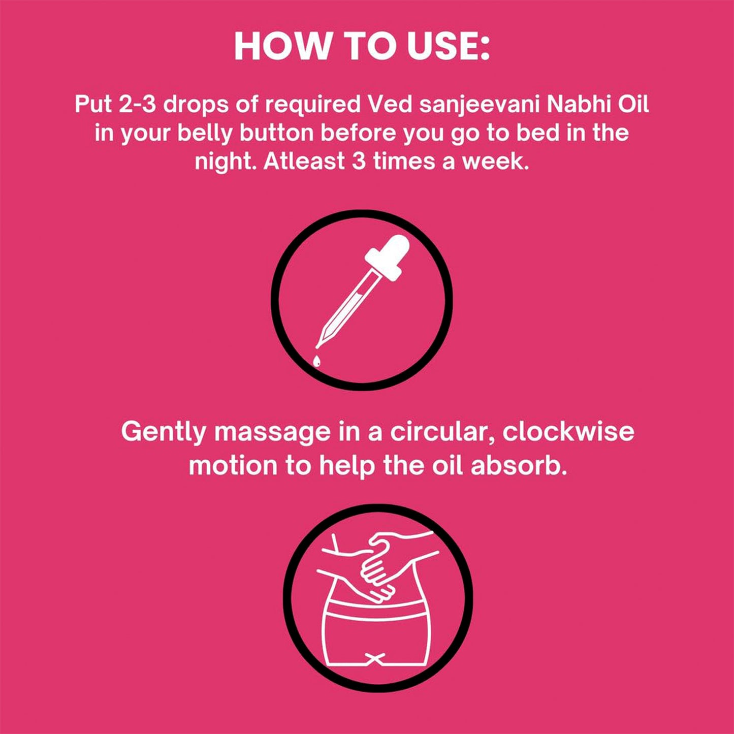 Ved Sanjeevani Nabhi Oil For Menstrual Pain Relief (30ml 1 Pc) - Happy Price - Image 6