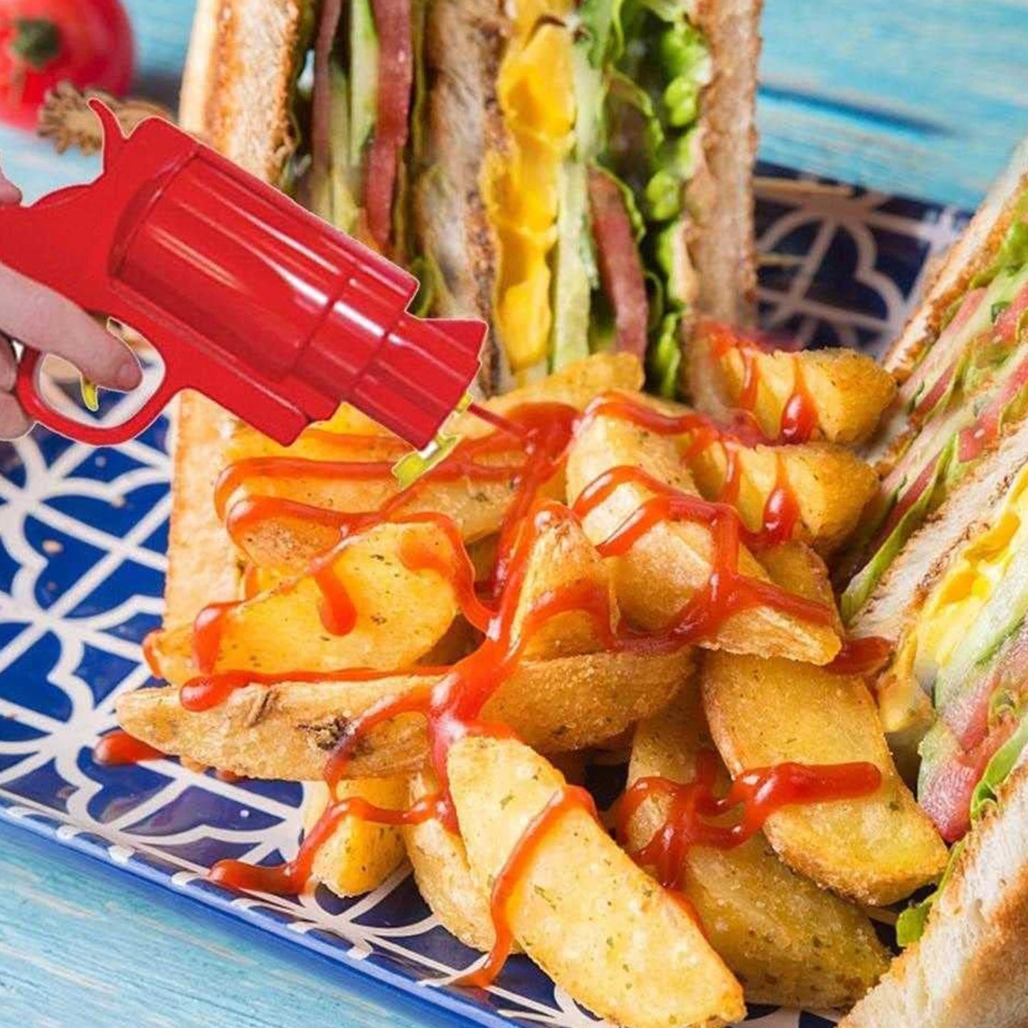 Ketchup Dispenser Mustard Bottle Gun (1 Pc) - Happy Price - Image 3