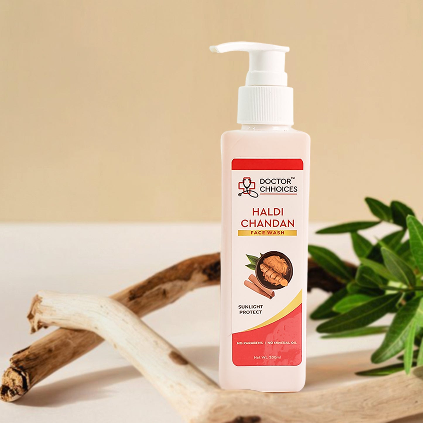 Doctor Chhoices Haldi Chandan Face Wash 200 Ml (1 Pc) - Happy Price - Image 5