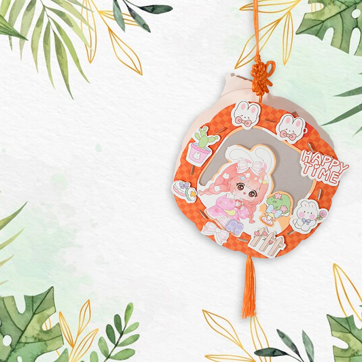 Diy Traditional Lanterns Handmade Cartoon Paper Lanterns Antique Portable Lantern Hollow-out Projection Luminescent Led Lamp Diy Hanging Paper Lanterns For Festival Party Decor - Happy Price - Image 4