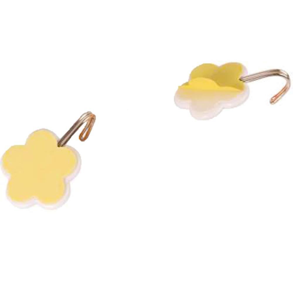 Plastic Self-adhesive Flower Shape Hooks (Pack Of 5) - Happy Price - Image 4
