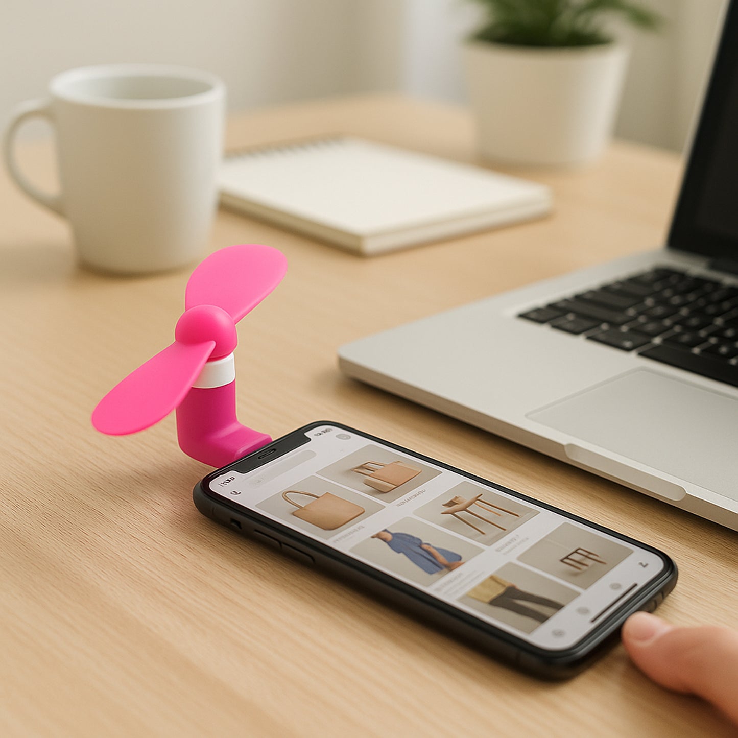 Mini Mobile Phone Cooling Fan - 1 Pc - Happy Price - Image 6