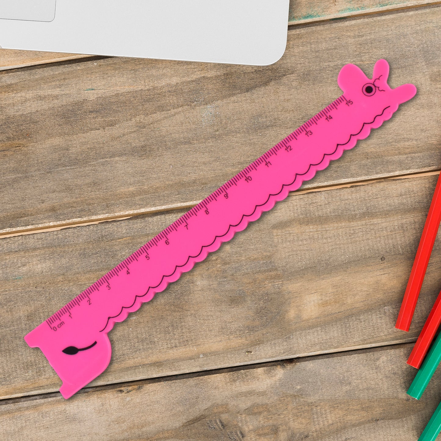 Cute Cartoon Giraffe Ruler Scale Meter Ruler Triangle Ruler (4 Pc Set) - Happy Price - Image 3