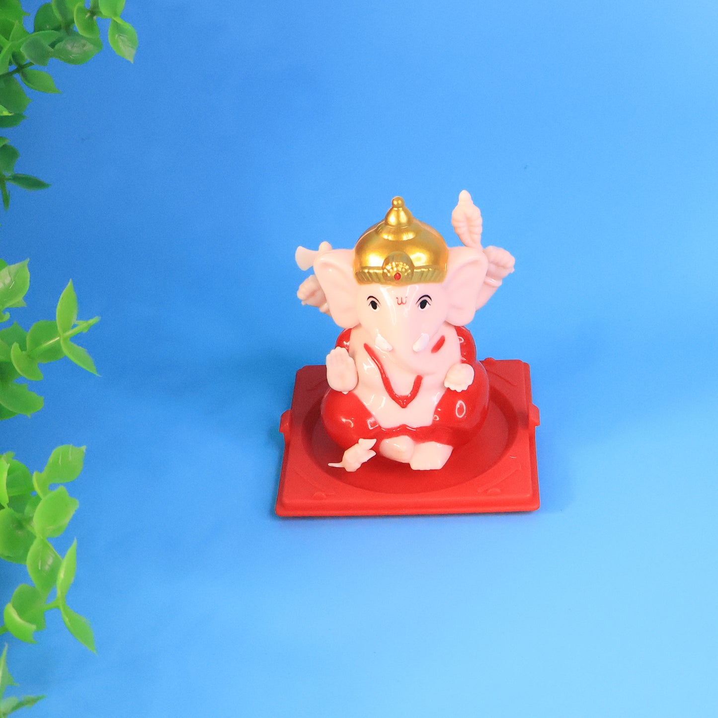 Lord Ganesh Idol in Transparent Case - 1 Pc - Happy Price - Image 6