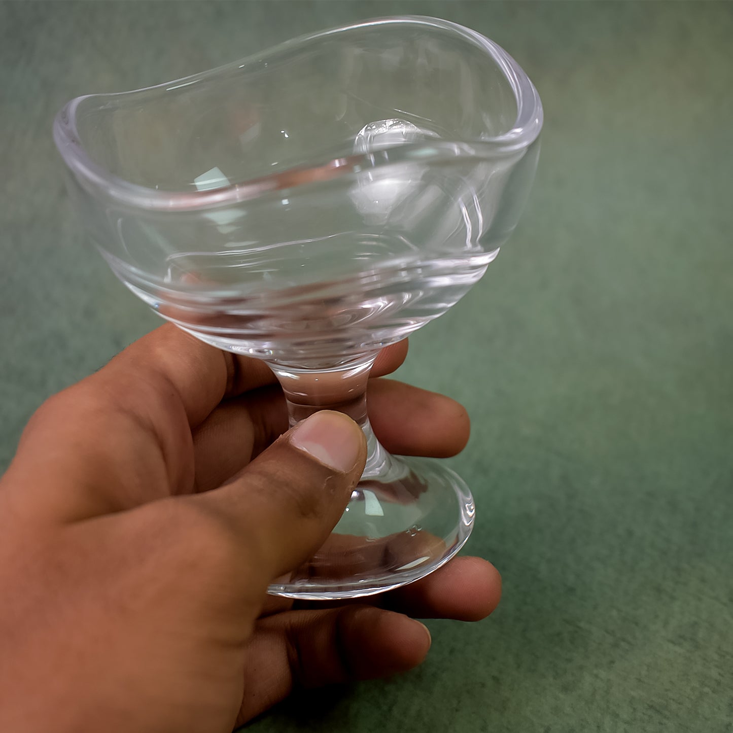 Set of 2 Glass Dessert Bowls - Elegant Footed Ice Cream Cups for Sundaes & Parfaits - Great Price - Image 5