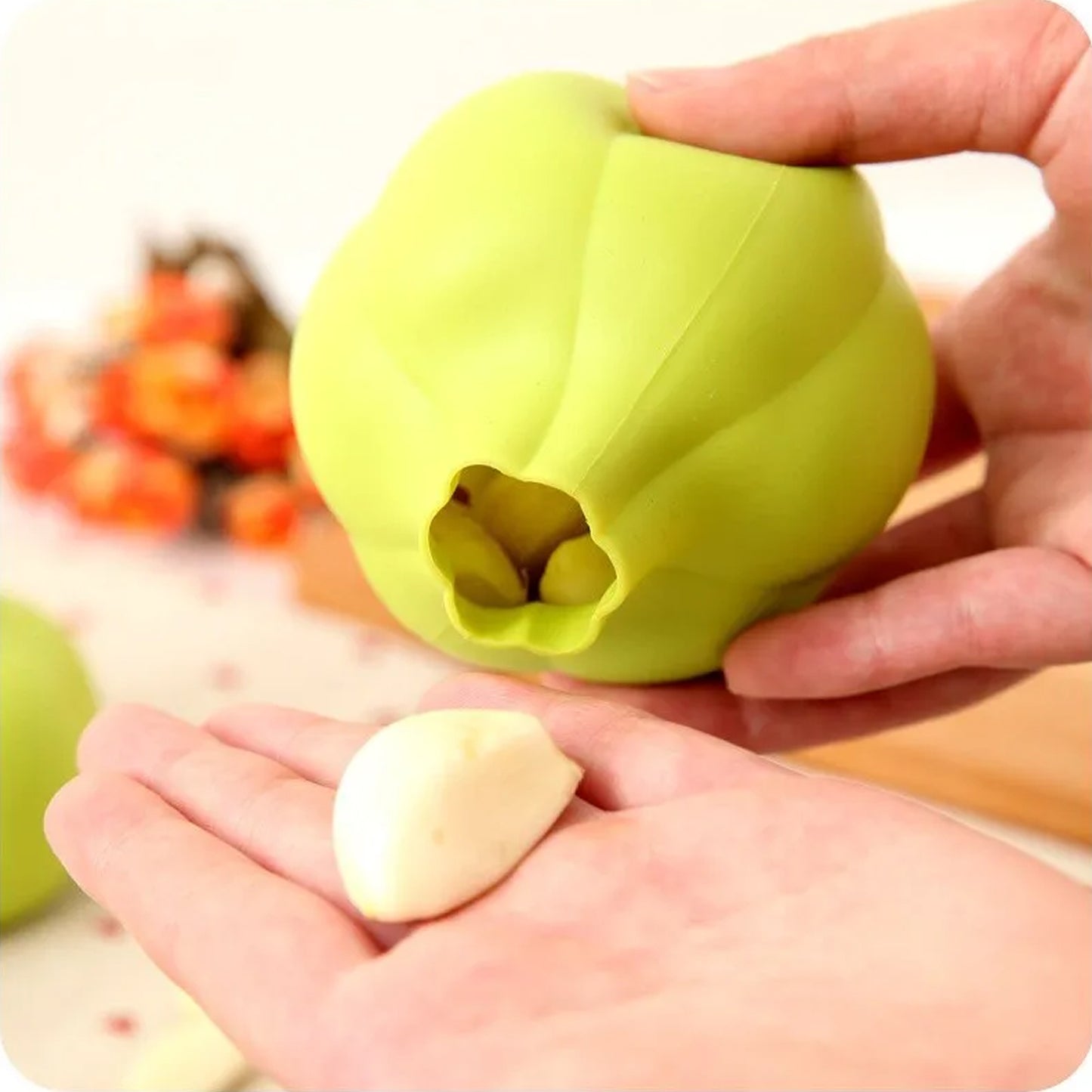 Silicone Ginger Garlic Manual Peeler - Happy Price - Image 3
