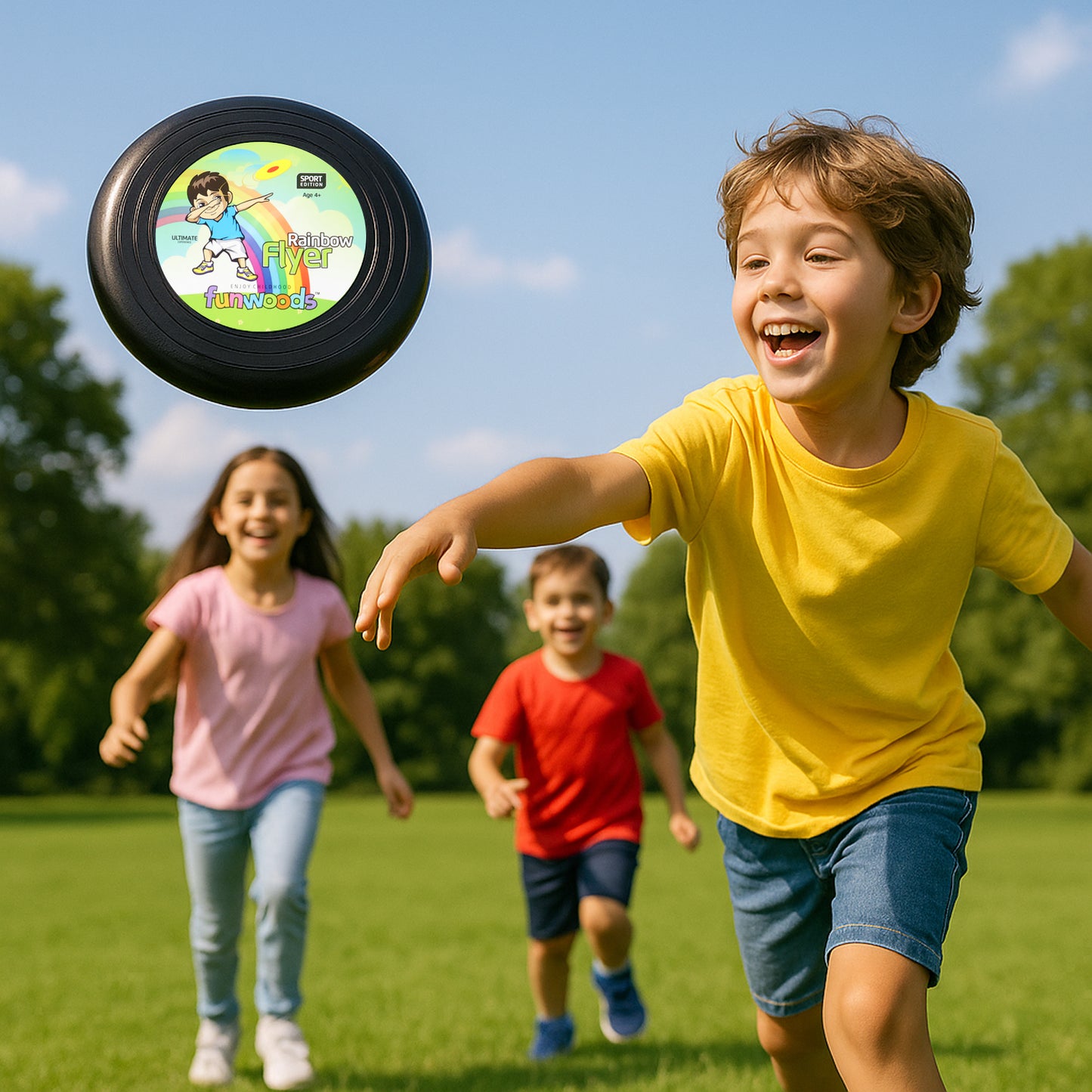 Funwoods Flying Disc Toy for Outdoor Play (1 Pc) - Happy Price - Image 3