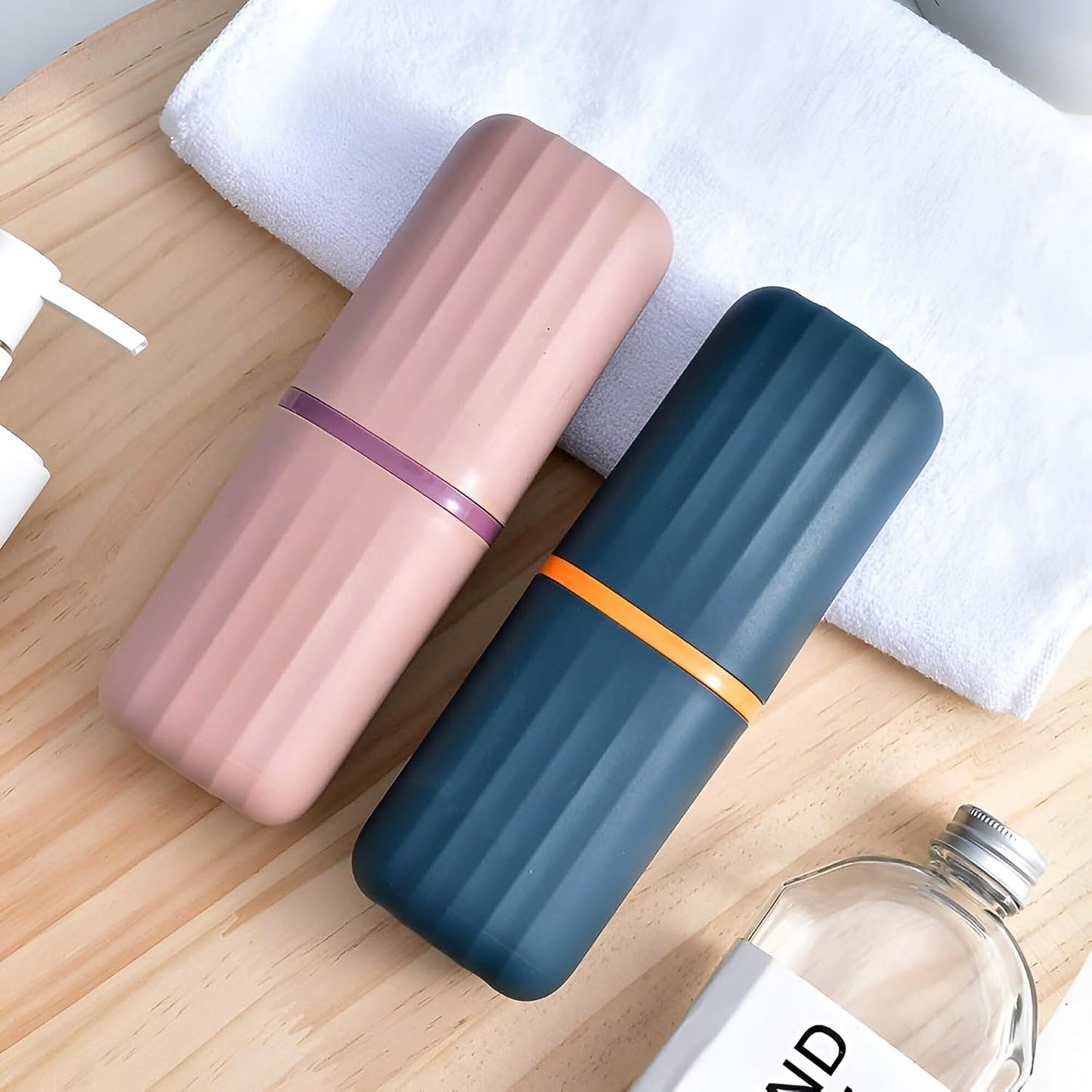 2 Pcs Portable Toothbrush Holder Case for Travel - Happy Price - Image 10