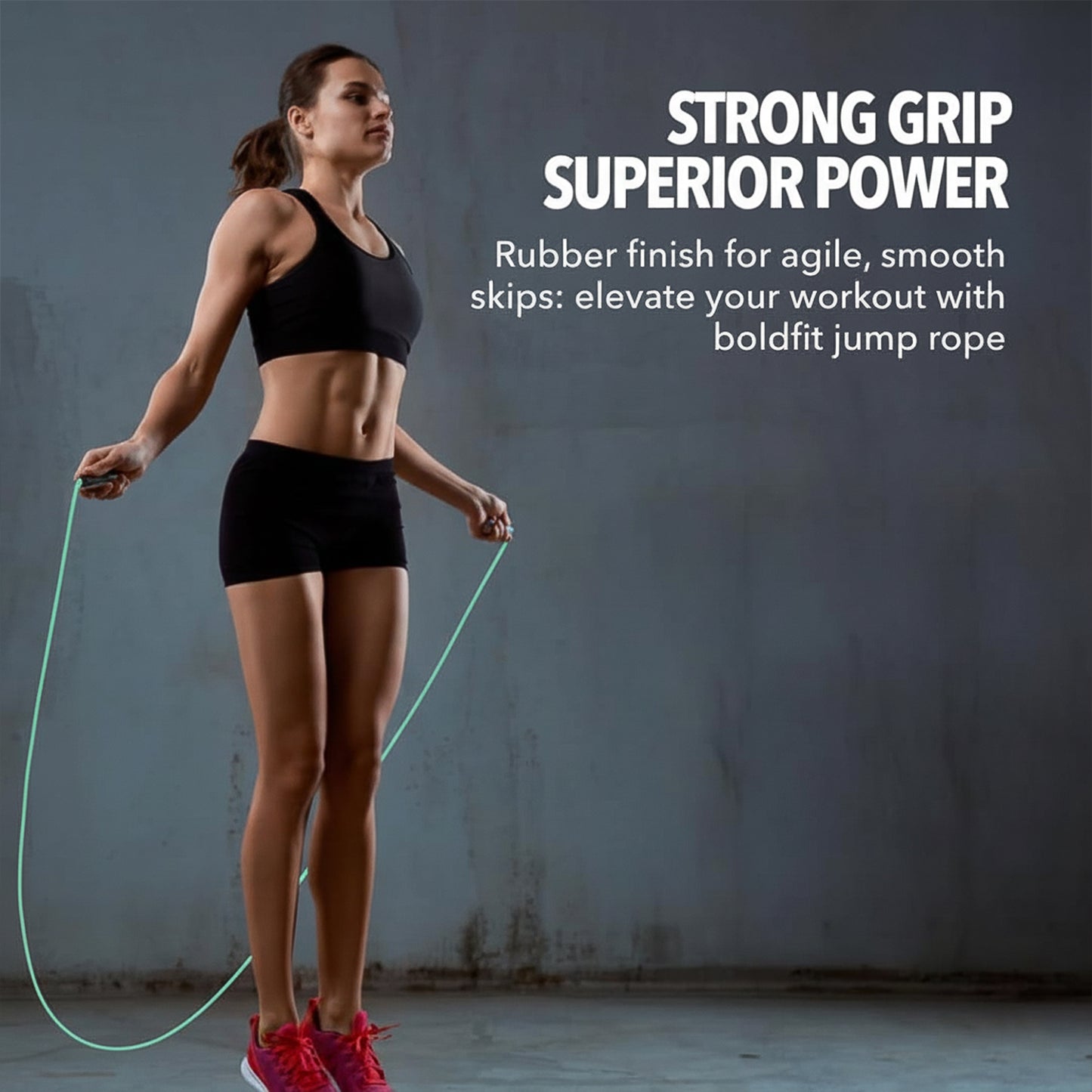 Speed Jump Rope with Comfortable Foam Handles (1 Pc, 3 Meter) - Happy Price - Image 3