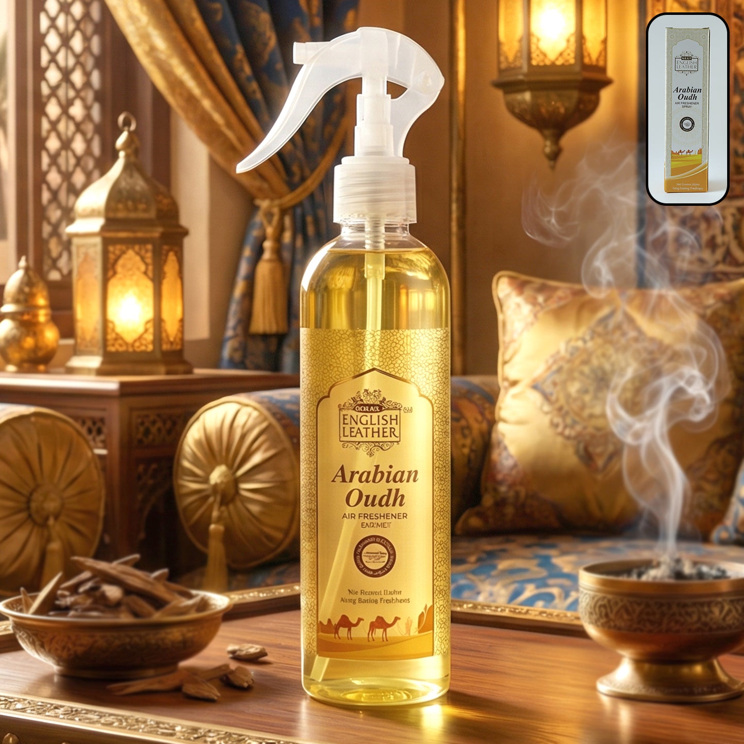 Next Premium Arabian Oudh Air Freshener Spray 250 ML - Long Lasting Room Fragrance - Great Price - Image 2