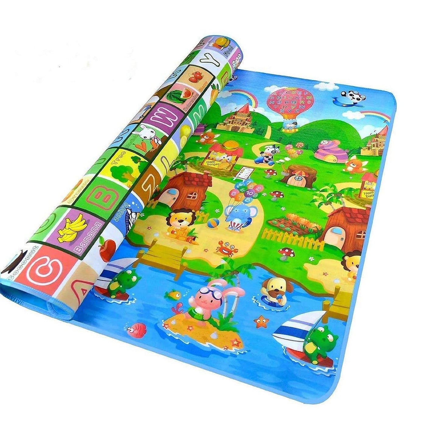 Waterproof Reversible Baby Play Mat 120 X 180cm with Bag - Great Price - Image 7
