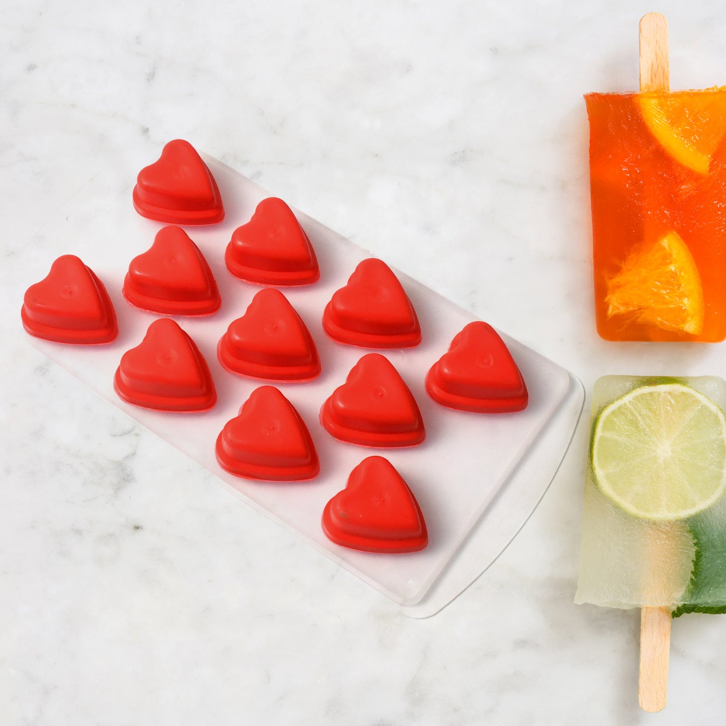 Silicone Mold Ice Cube Tray Creative Sweet Multi Type Ice Tray Buckets Ice Cube Trays Multi Fruit Shape Ice Tray (1 Pc) - Happy Price - Image 4