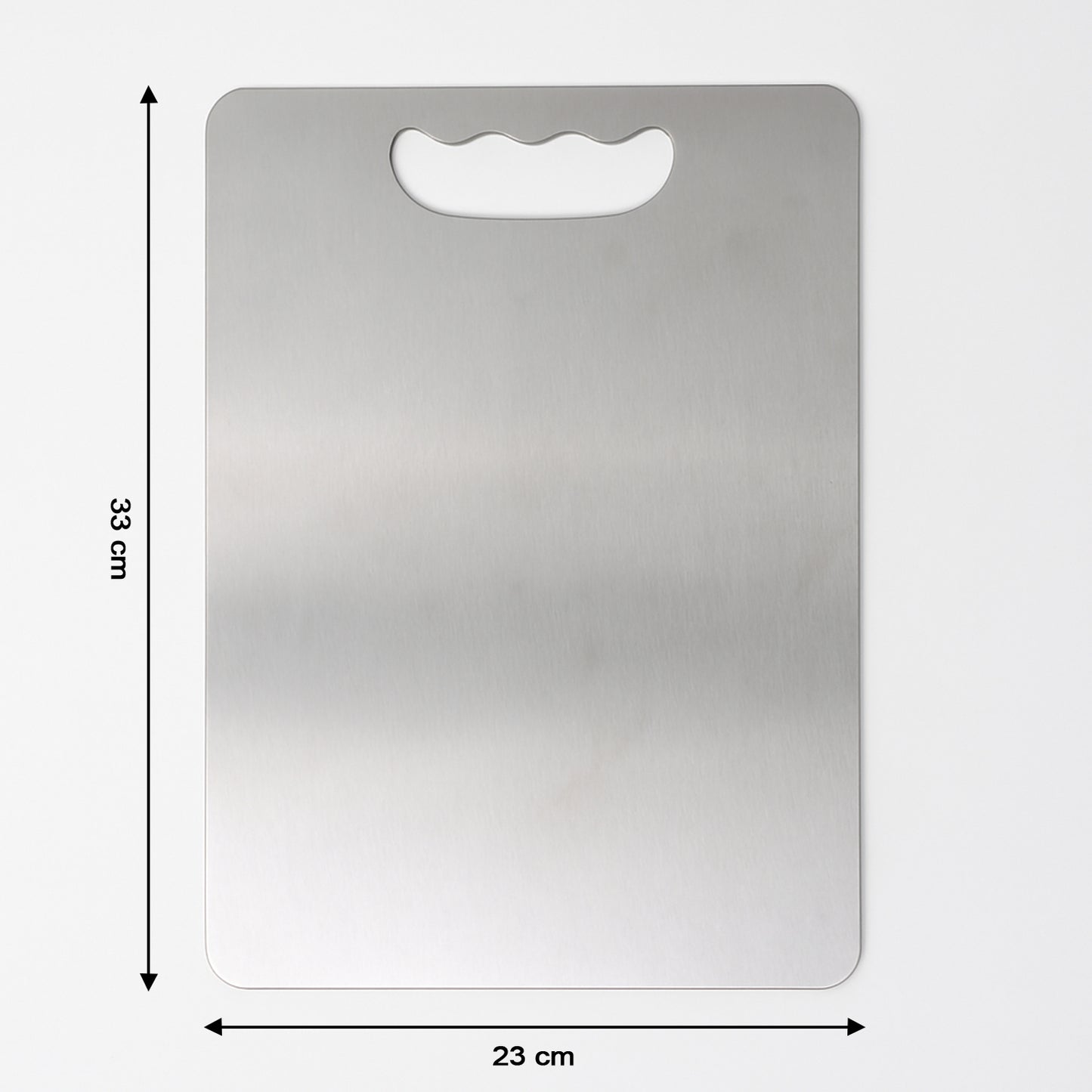 Medium Stainless Steel Chopping Board - 228 x 330 mm, 1.5mm Thick - Happy Price - Image 3
