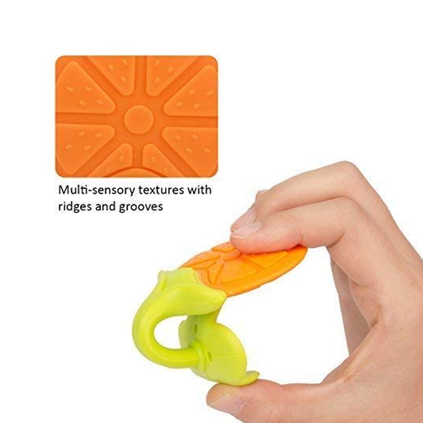 Silicone Fruit Shape Teether Toy Food Grade Silicon Teether Use For Baby Toddlers Infants Children - Happy Price - Image 5