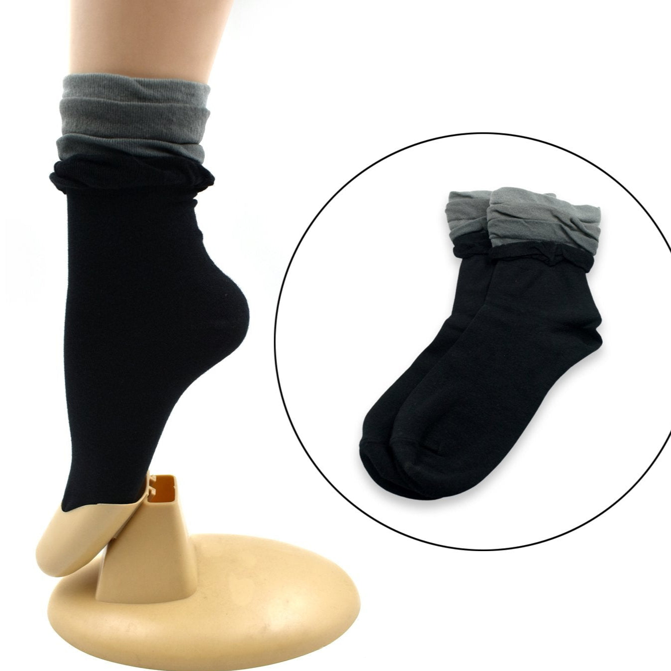 Socks Breathable Thickened Classic Simple Soft Skin Friendly - Happy Price - Image 1