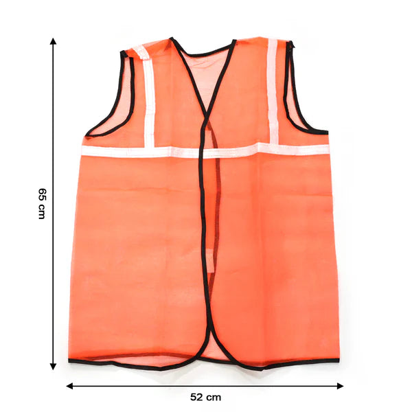 High-Visibility Orange Safety Jacket for Enhanced Protection - Happy Price - Image 2