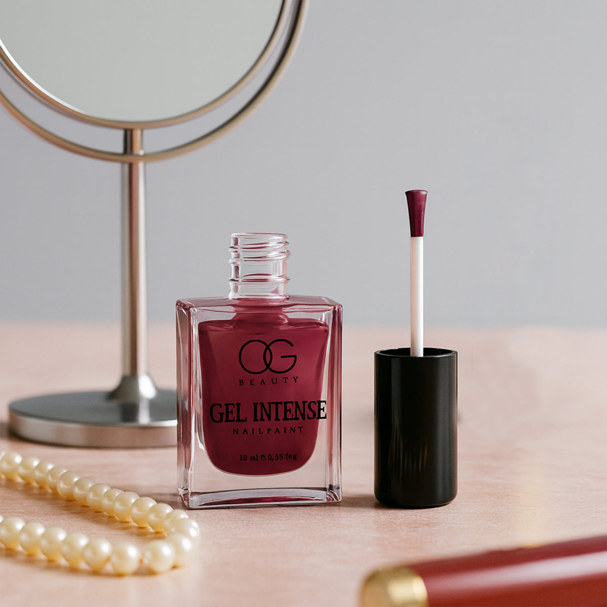 Burgundy Plum Gel Nail Polish - 10 ML Intense Colour, Chip-Resistant Finish - Happy Price - Image 5
