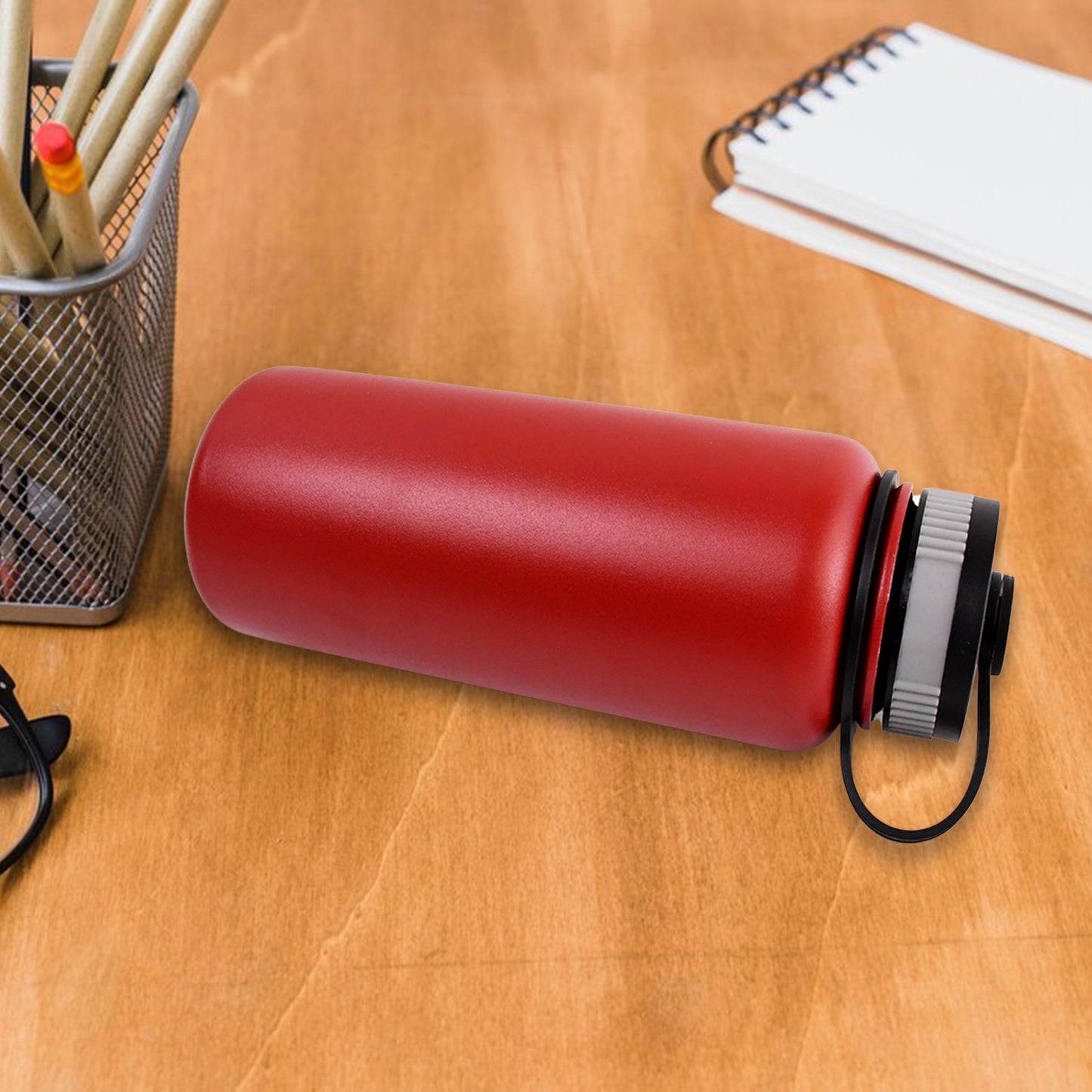 Stainless Steel Double Wall Vacuum-insulated Drink Water Bottle (1000 Ml Mix Color) - Happy Price - Image 5