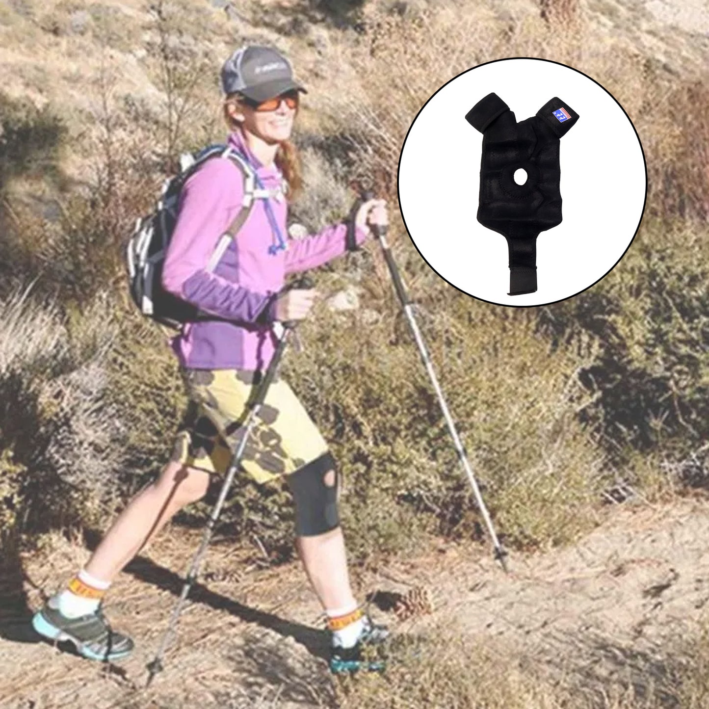 Adjustable Knee Brace with Open Patella for Pain Relief and Support (1 Pc) - Happy Price - Image 5