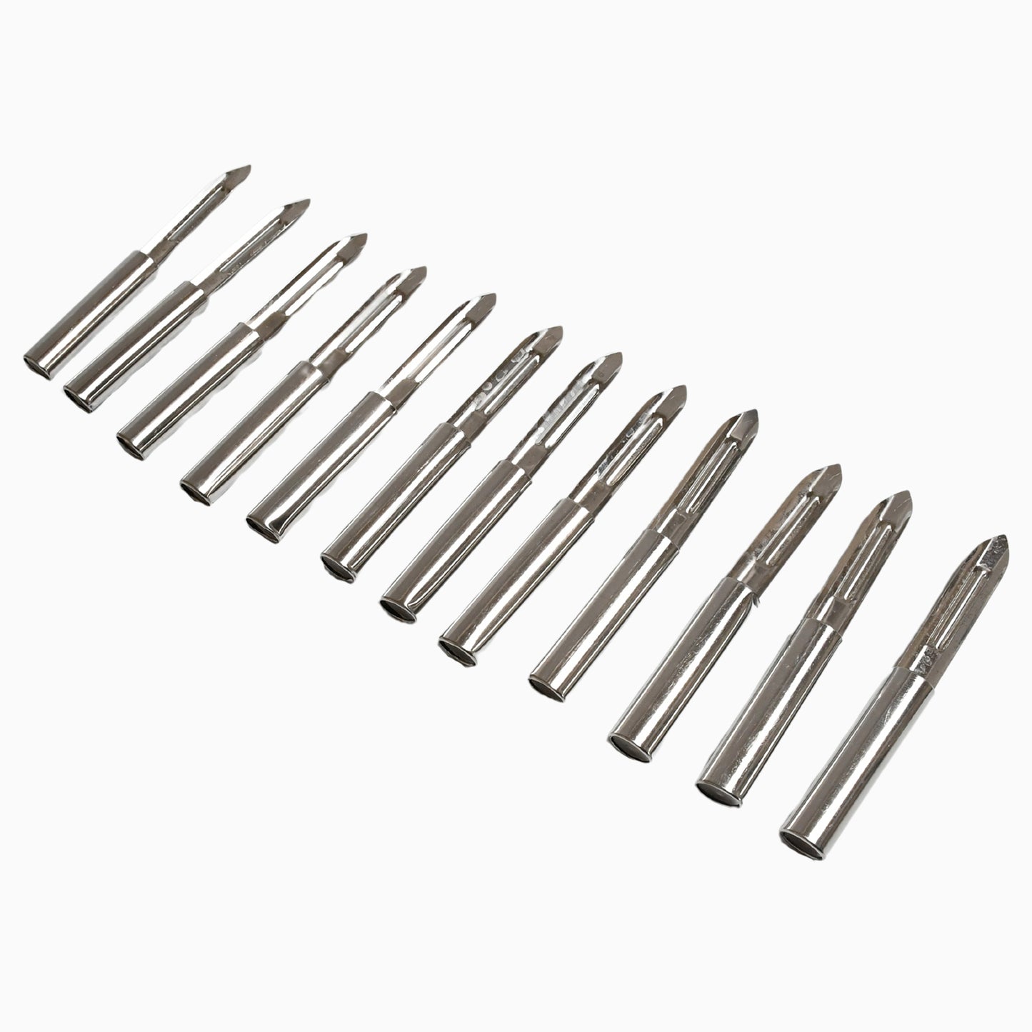 Multi-purpose Stainless Steel Peeler With Handle For Vegetables Potato Peeler Carrot Grated Suitable For Peeling And Shredding Fruit And Vegetables Kitchen Accessories Piller (12 Pcs Set) - Happy Price - Image 3