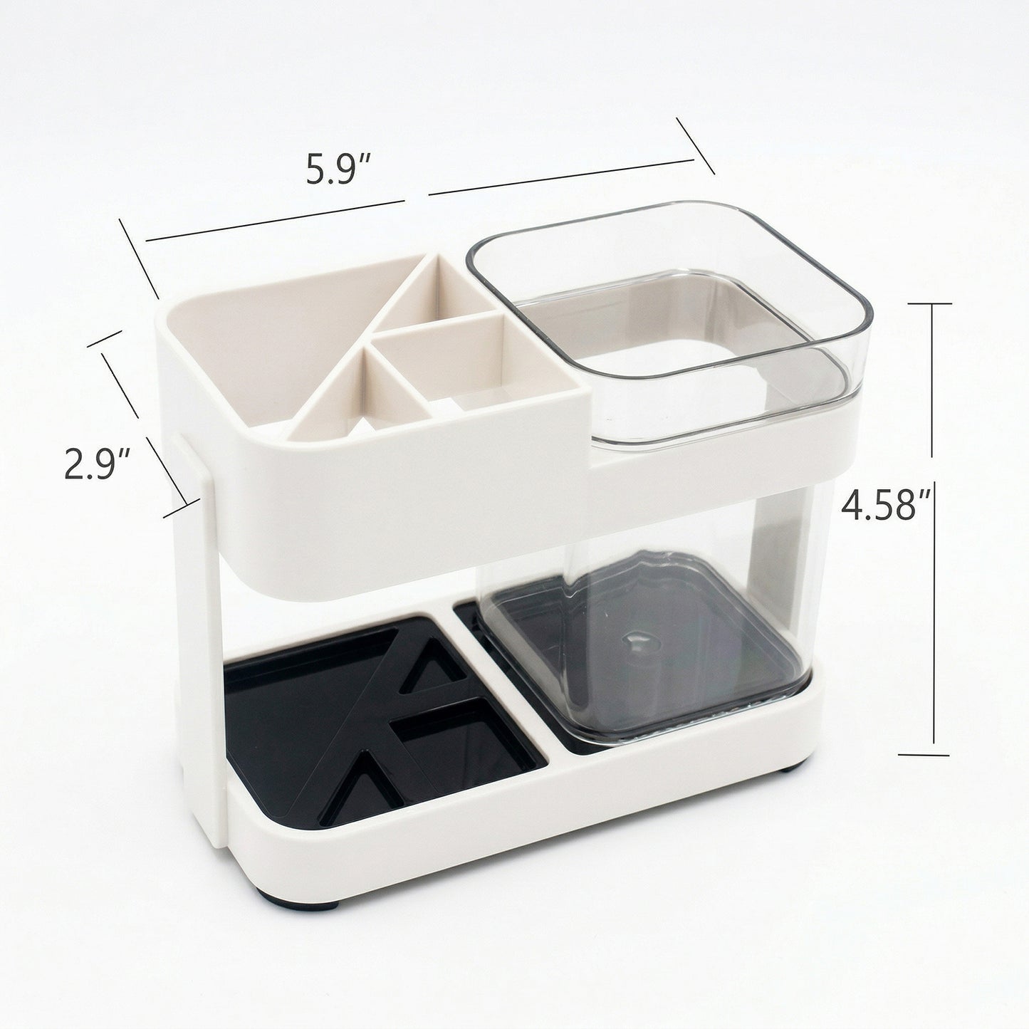 Multipurpose Bathroom Organizer Stand for Toothbrush & Toothpaste - 1 Set - Great Price - Image 4