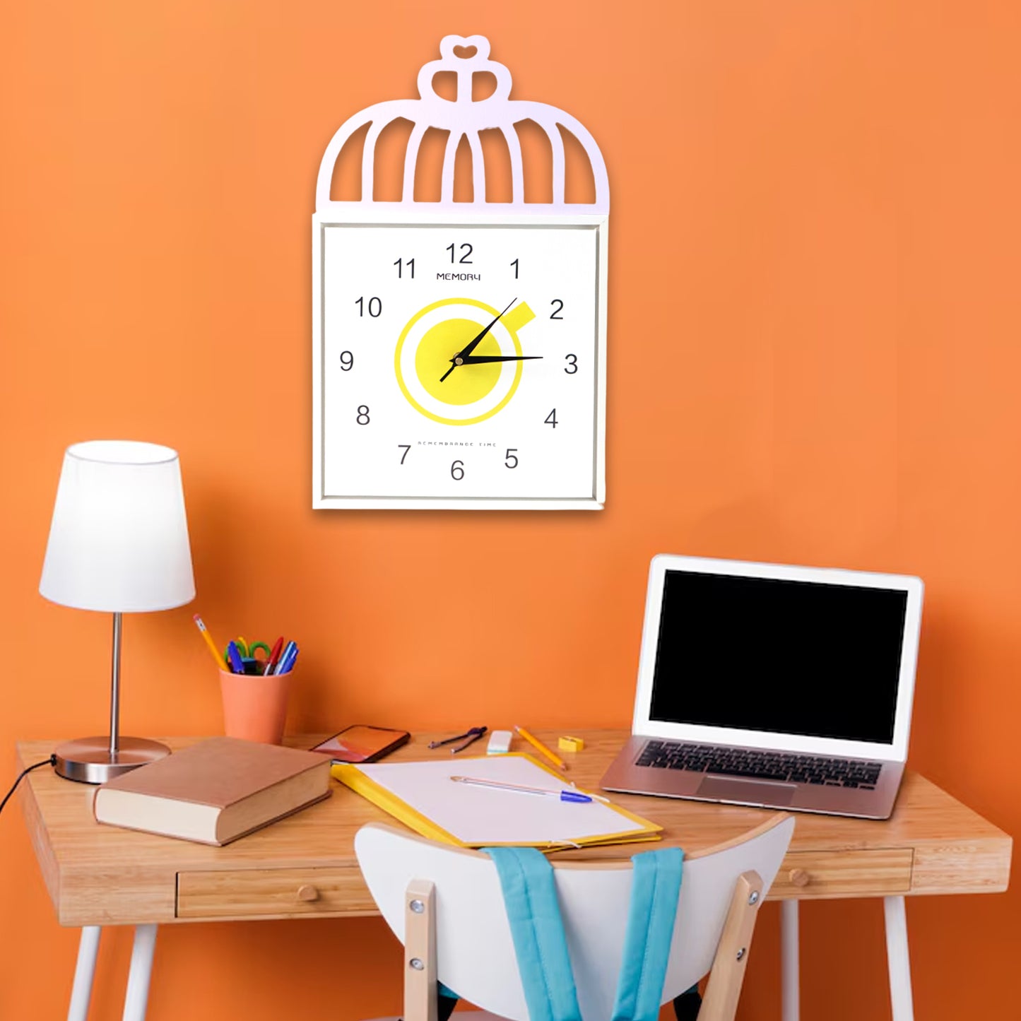 Decorative Square Wall Clock Battery Operated 1 Pc - Happy Price - Image 7