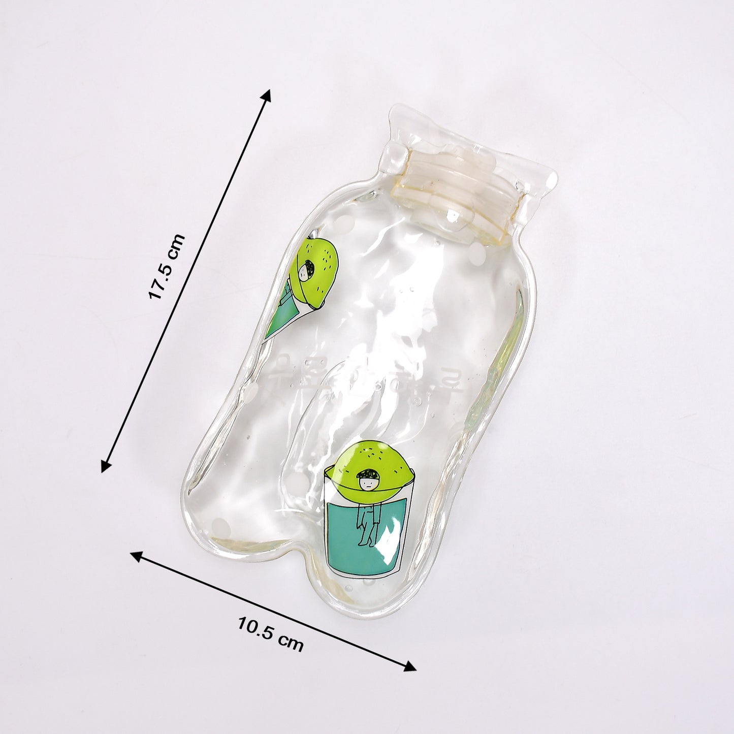Transparent Multi Design Small Hot Water Bag With Cover For Pain Relief Neck Shoulder Pain And Hand Feet Warmer Menstrual Cramps. - Happy Price - Image 5